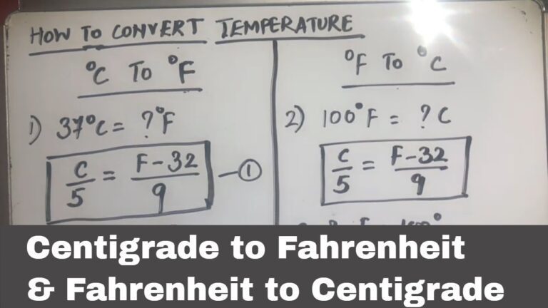 Converting Fahrenheit to Celsius: A Quick and Easy Guide