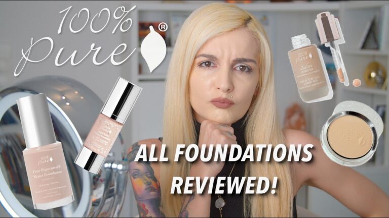 Discover the Ultimate 100% Pure Foundation – Your Guide to Perfect Coverage