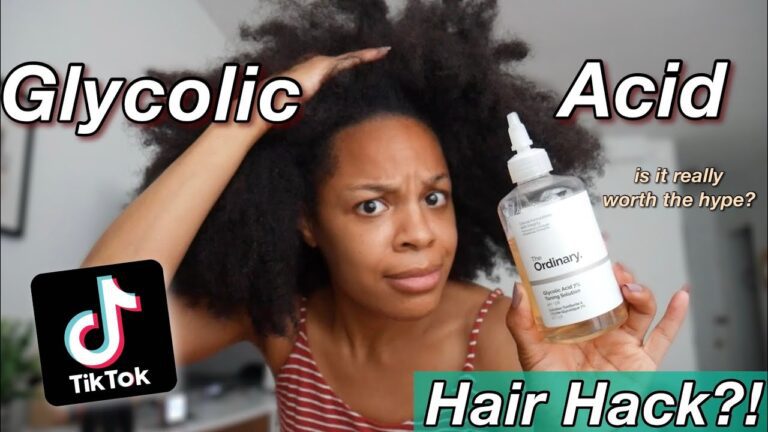 Get Glowing Hair with The Ordinary Glycolic Acid: Benefits and How to Use