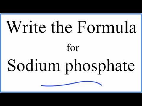 Mastering the Sodium Phosphate Formula: Everything You Need to Know
