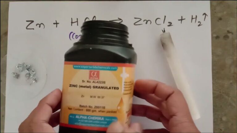 The Ultimate Guide to the Reaction Between Zinc and Hydrochloric Acid