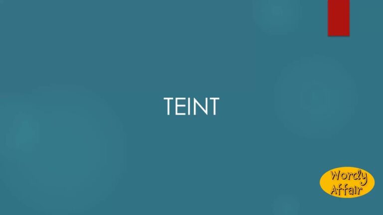 The Ultimate Guide to Understanding Teint Meaning