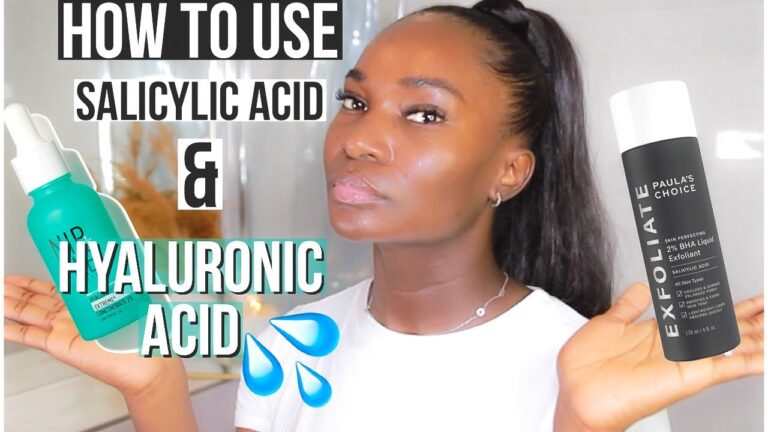 Maximizing Skincare: Can Salicylic Acid and Hyaluronic Acid be Used Together?